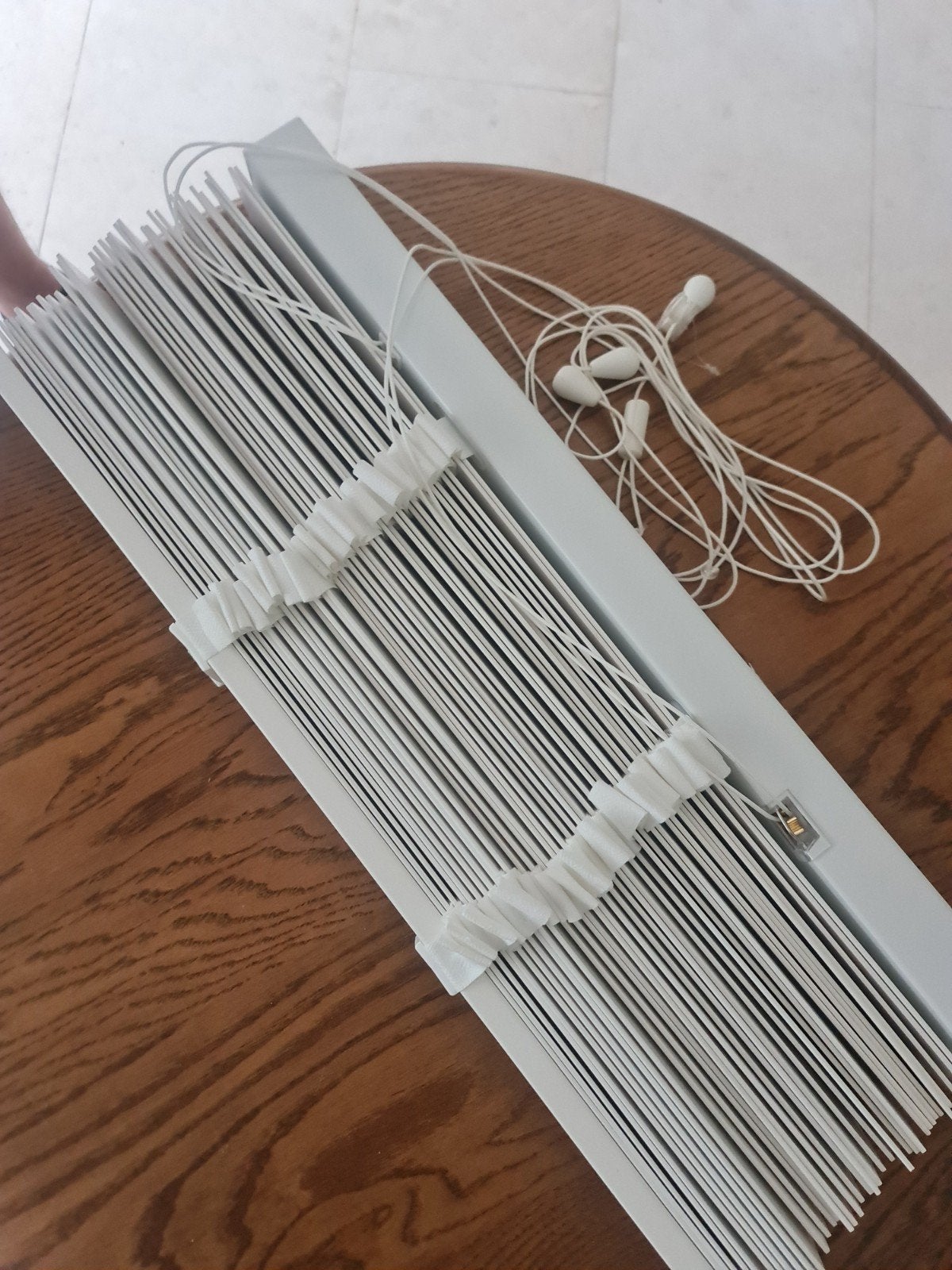 Luxaflex jaloezieën wit 59.5x170cm, Ophalen of Verzenden, Zo goed als nieuw, Wit