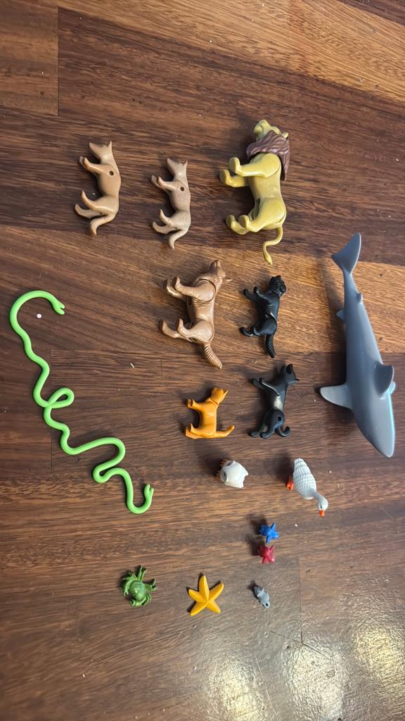 Diverse dieren figuren: Uil, muis, leeuw, haai en meer, Ophalen of Verzenden, Gebruikt, Los playmobil