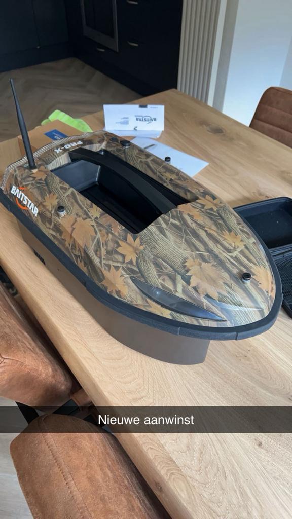 Baitstar Pro-X Voerboot Camouflage, Ophalen, Zo goed als nieuw, Overige typen