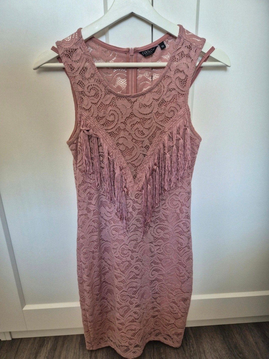 Coctailjurk xs coolcat, Ophalen of Verzenden, Zo goed als nieuw, Maat 34 (XS) of kleiner, Boven de knie