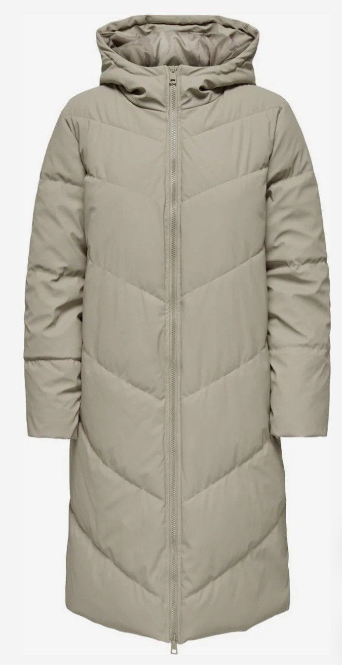 nieuwe lange dames jas, parka maat L merk yda, Ophalen of Verzenden, Nieuw, Maat 38/40 (M), Groen