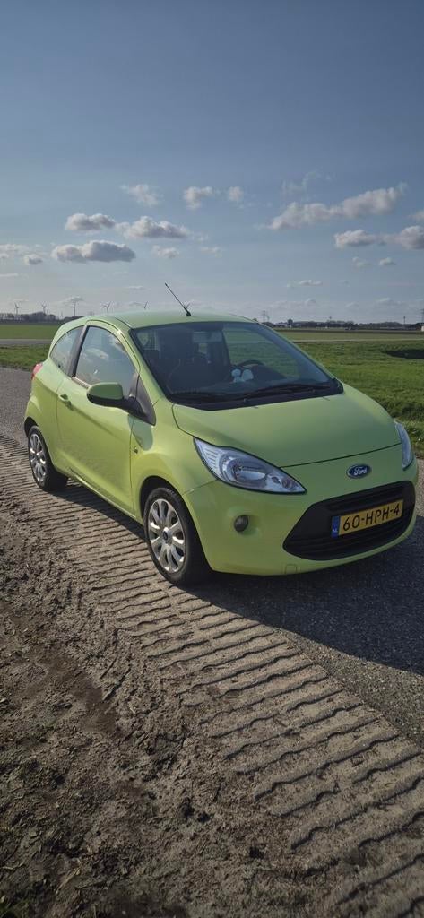 Ford Ka 1.2 51KW 2009 Groen, Auto's, Voorwielaandrijving, Stof, 1242 cc, 4 cilinders