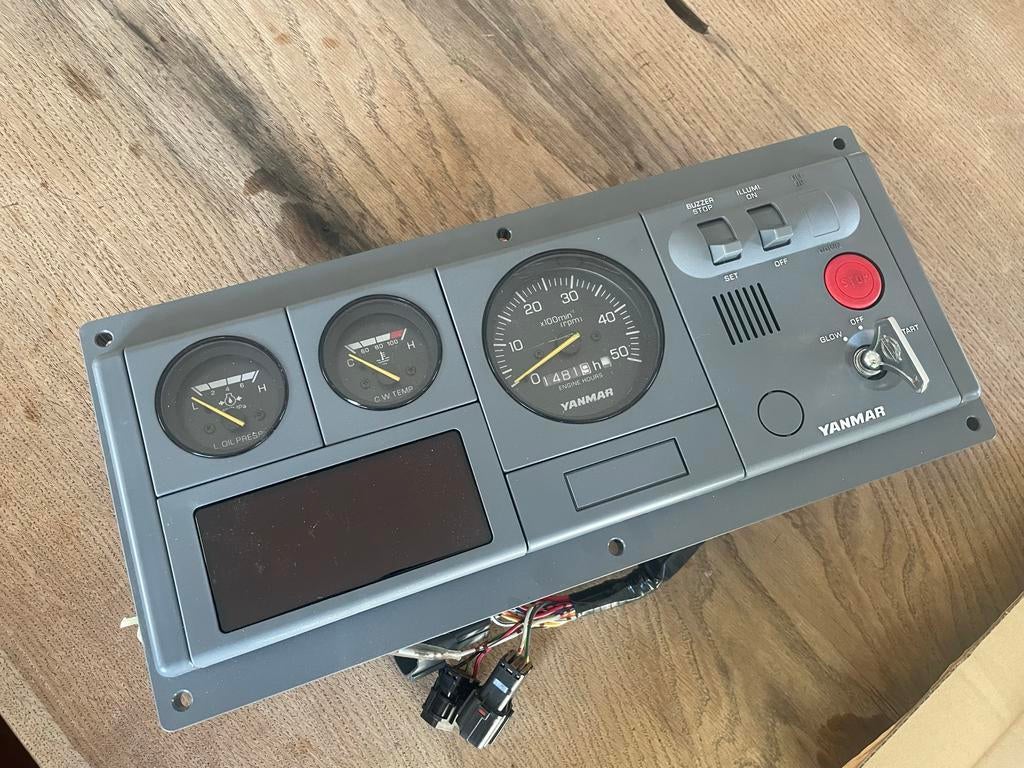 Yanmar Motorpaneel met 1480 draaiuren, Ophalen, Zo goed als nieuw, Motor en Techniek, Zeilboot of Motorboot