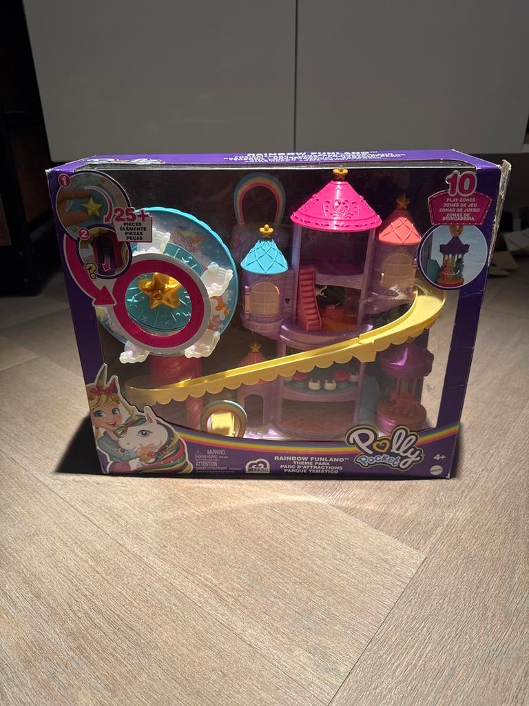 Polly Pocket Rainbow Funland Themapark Speelset Nieuw, Ophalen of Verzenden, Nieuw, Meisje