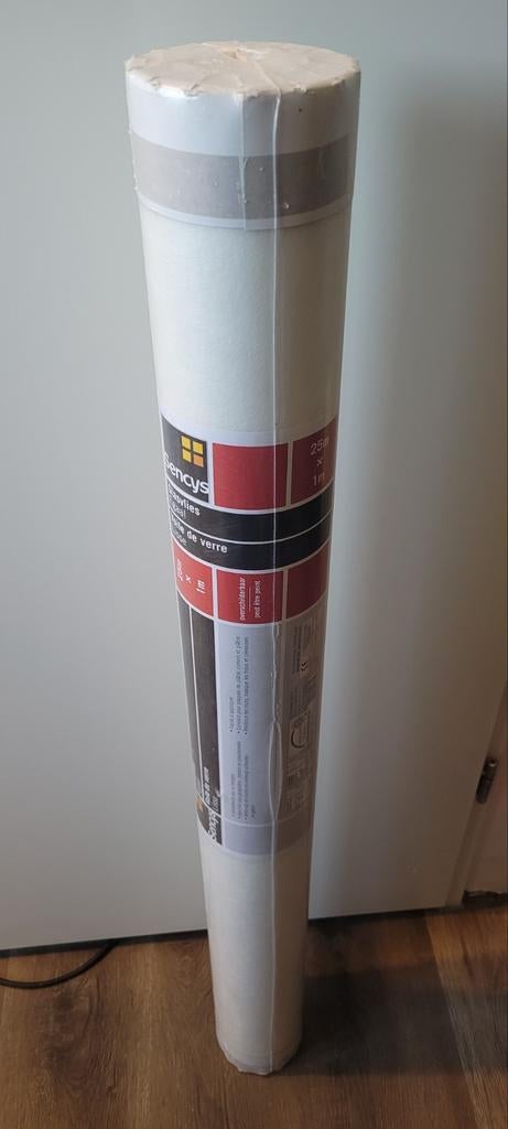 Sencys Glasvliesbehang Egaal - Renovatiebehang Glad, Ophalen, Minder dan 10 m², Wit, Modern, Strak, Naadloos