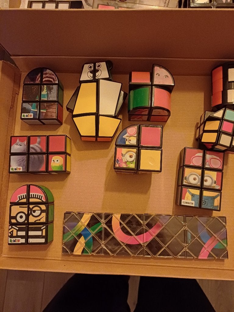 Div.Rubiks kubussen gebruikt, Ophalen of Verzenden, Minder dan 500 stukjes, Gebruikt, Rubik's of 3D-puzzel