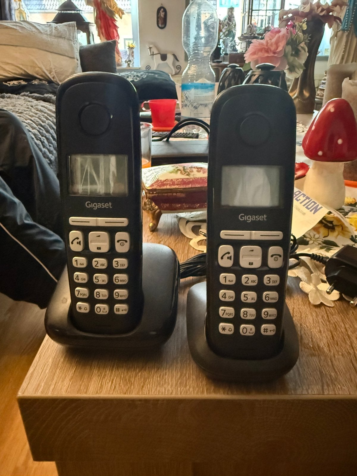 Gigaset vaste huis telefoon, Ophalen, Zo goed als nieuw, 2 handsets