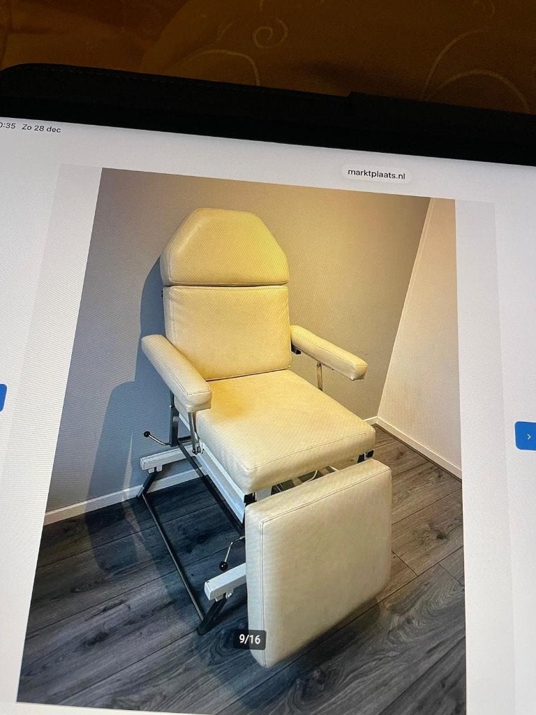 Behandelstoel,massagebed, Ophalen, Gebruikt, Massagetafel