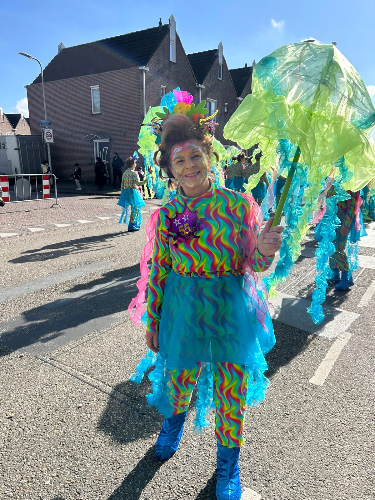 Kleurrijke pakken, Carnaval, Ophalen of Verzenden, Kleding, Maat 36 (S)