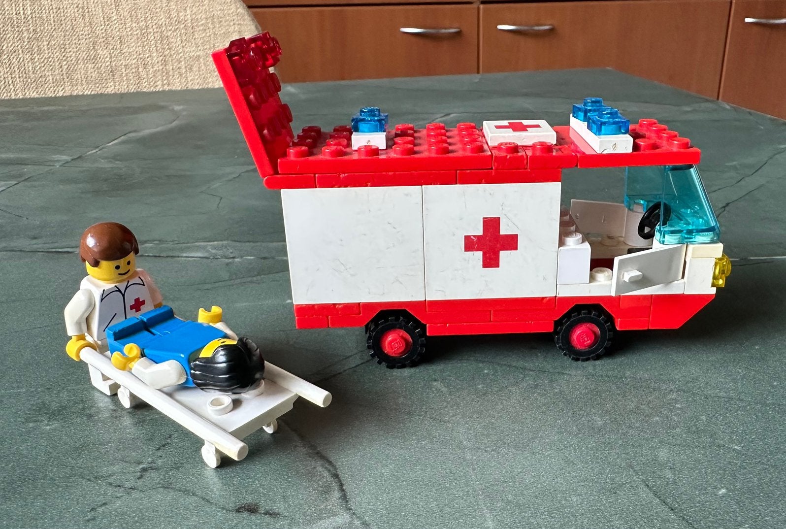 Lego ambulance te koop 6688, Lego, Ophalen of Verzenden, Inclusief instructies, Complete set