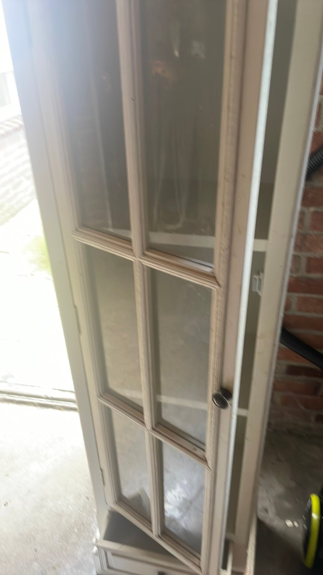 Wit massief houten kastje, Ophalen, Minder dan 50 cm, Gebruikt, Overige typen