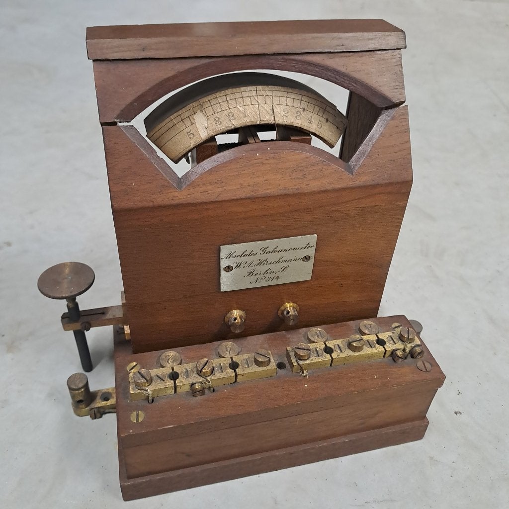 antiek meetinstrument Galvano Absolutus Hirschmann, Ophalen of Verzenden