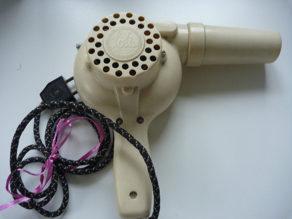 Vintage Haardroger Creme / Wit . Solis GENUINE SWISS MADE, Verzamelen, Retro, Ophalen of Verzenden, Overige typen