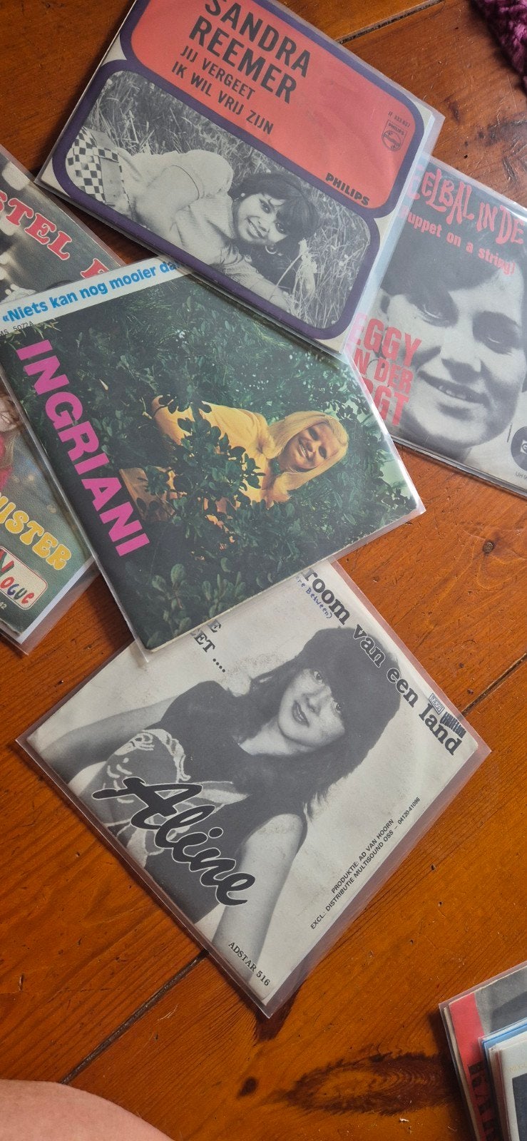 Heel veel Piratensingles aangeboden.., Cd's en Dvd's, Vinyl | Nederlandstalig, Ophalen, Zo goed als nieuw, Overige formaten, Levenslied of Smartlap