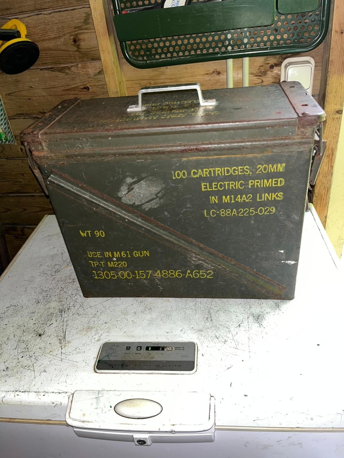 Munitiekist M61 cartridges, Verzamelen, Militaria | Algemeen, Ophalen of Verzenden, Marine, Amerika, Kist of Geocache