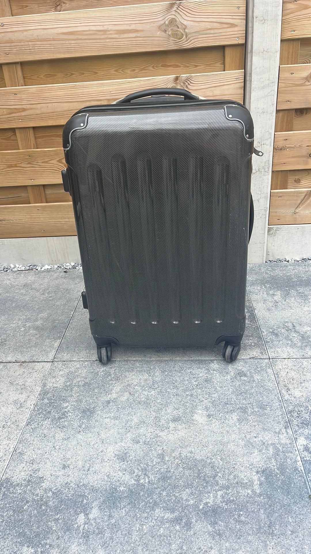 Koffer, Gebruikt, Hard kunststof, 35 tot 45 cm, Wieltjes