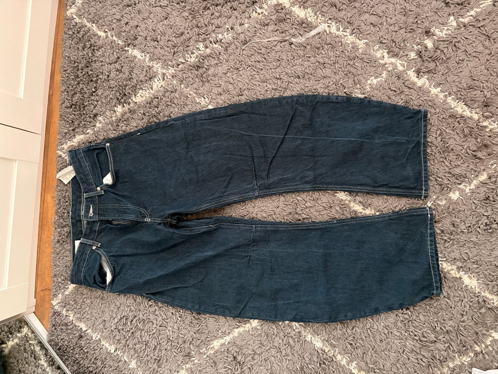 Zara Baggy Broek Maat 38, Kleding | Heren, Ophalen of Verzenden, Gedragen, Blauw