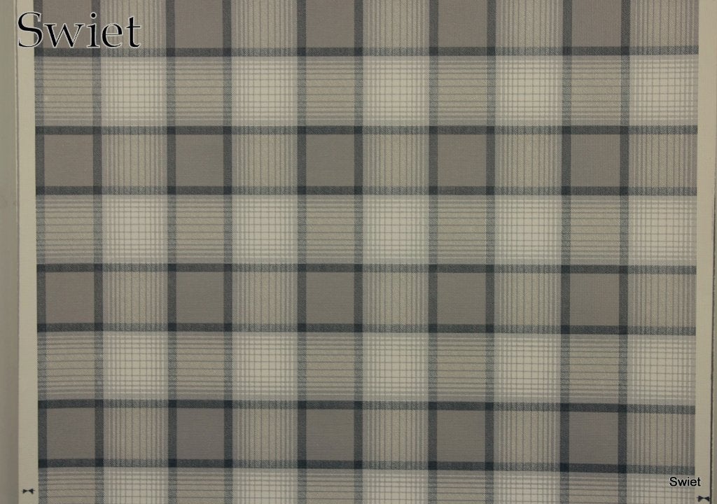 6527 retro ruit vintage wallpaper grijs beige swiet, Verzenden, Beige