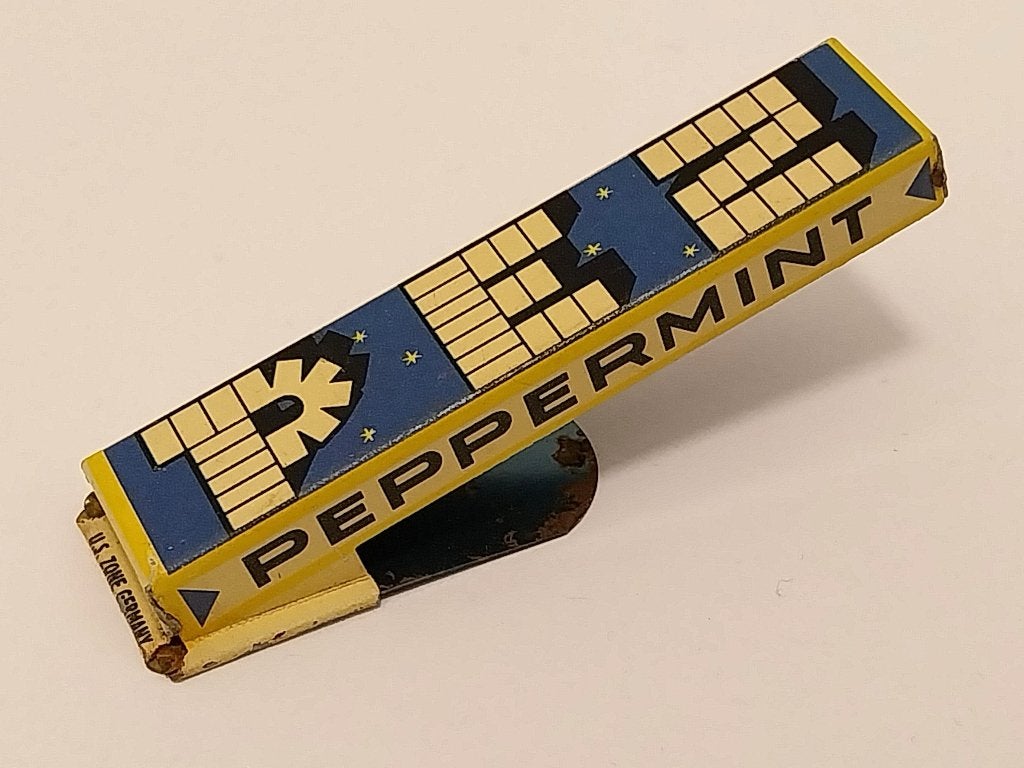 Oude Blikken Klik Klak Klikker van PEZ (+/- 1949-1950), Antiek en Kunst, Ophalen of Verzenden