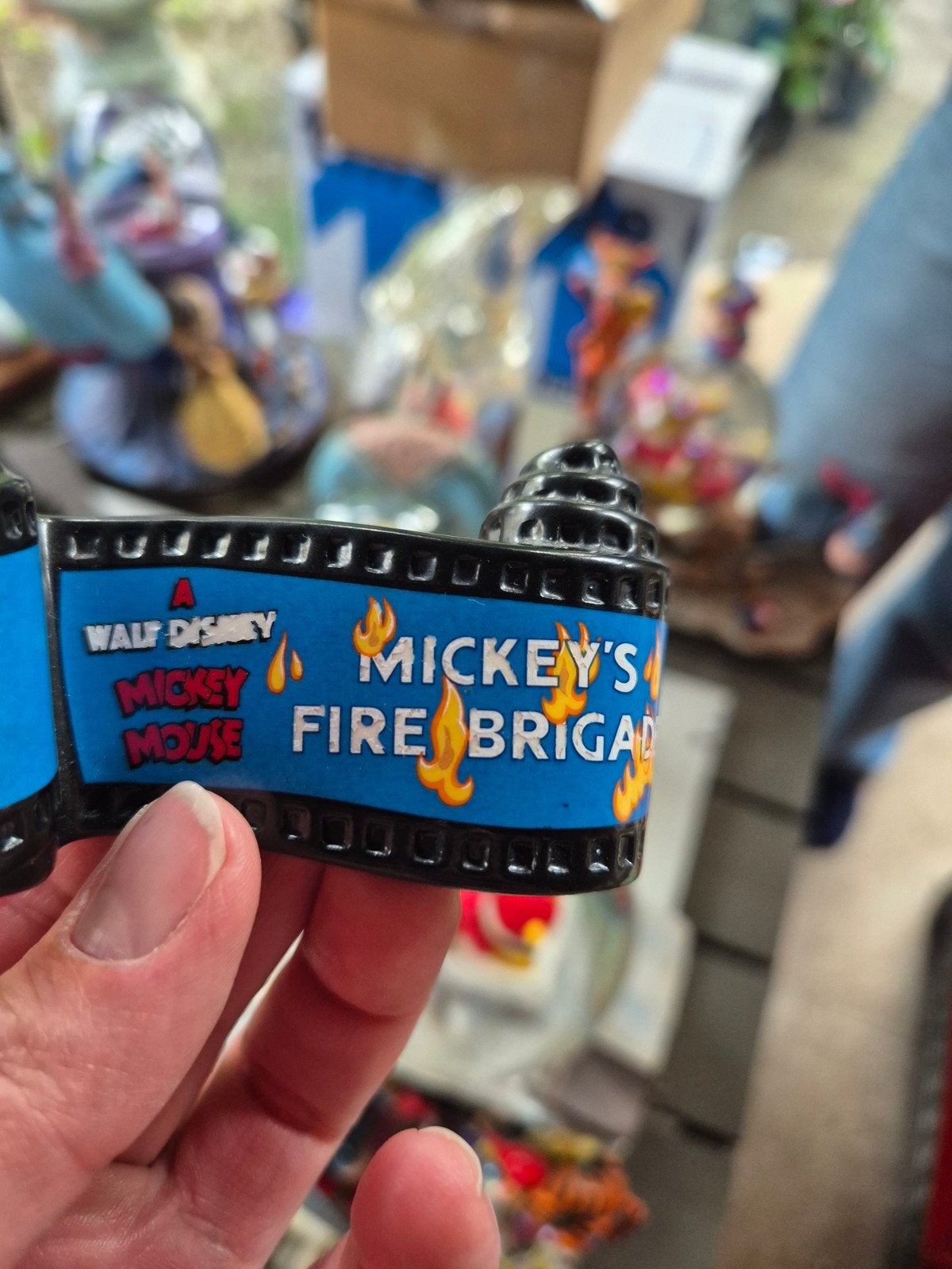 Film rol wdcc mickey's fire brigade, Verzamelen, Disney, Ophalen of Verzenden