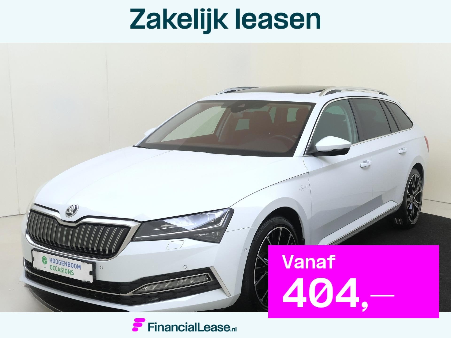 Skoda Superb Combi 1.4 TSI iV Laurin & Klement | SoH 95% | P, Stof, Gebruikt, 4 cilinders, Wit