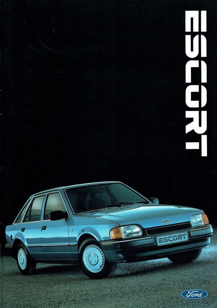 Folder Ford Escort (Belgische uitgave - 1986), Boeken, Verzenden, Gelezen, Ford