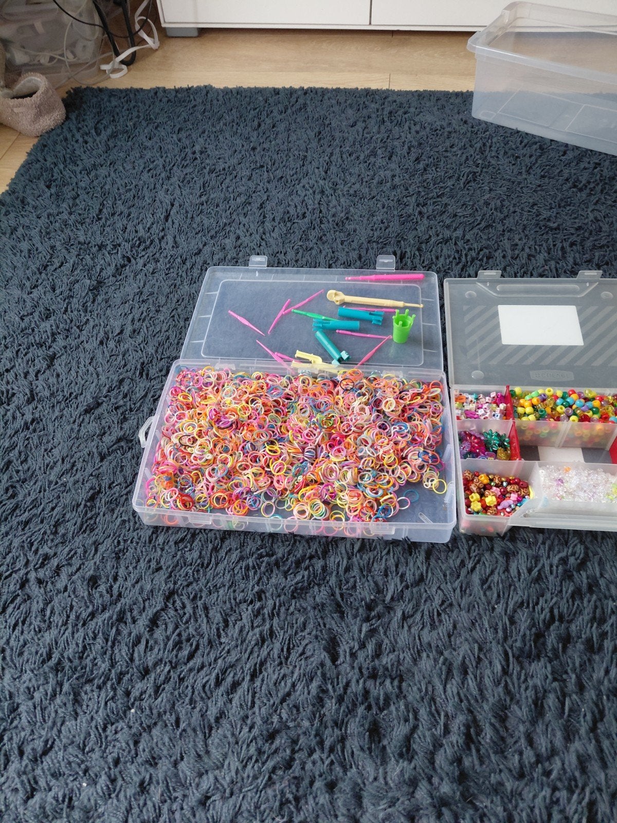 Grote set Loom bands en kralen voor sieraden maken, Ophalen, Zo goed als nieuw, Kraal