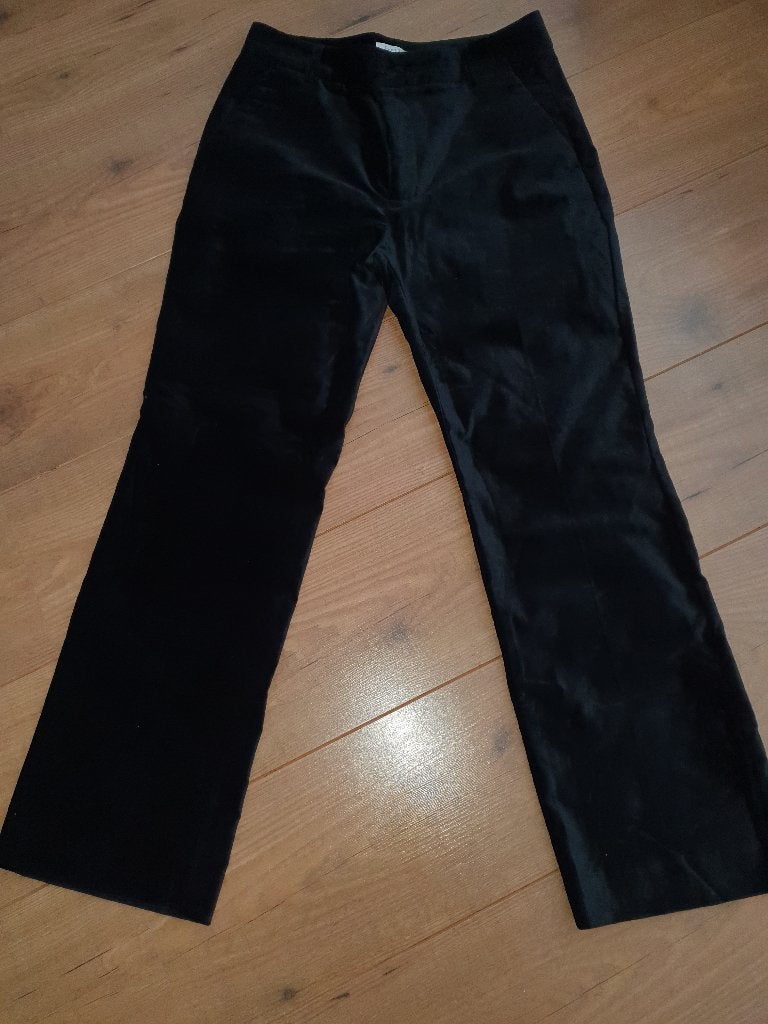Broek: Nieuw, zwart velours broek Part Two Copenhagen mt 36, Ophalen, Zwart, Zo goed als nieuw, Maat 36 (S)