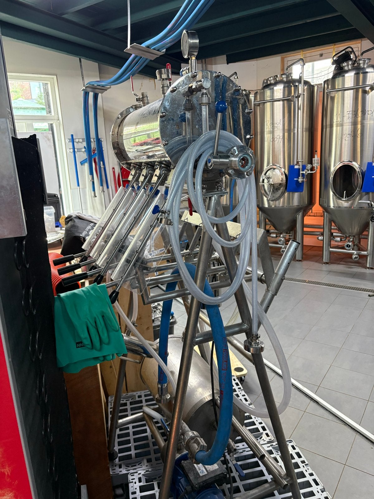 Brouwinstallatie voor ambachtelijk bier, Ophalen