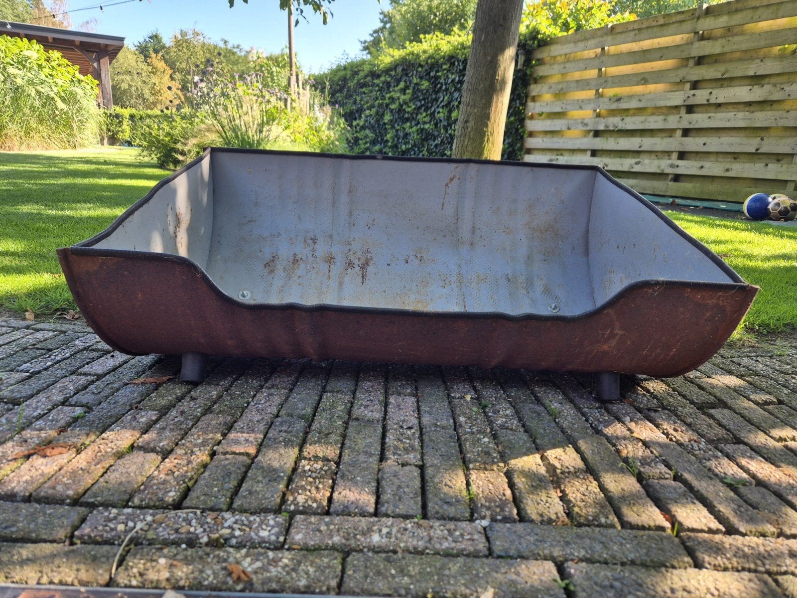 hondenmand half olievat., Ophalen, Gebruikt, Overige