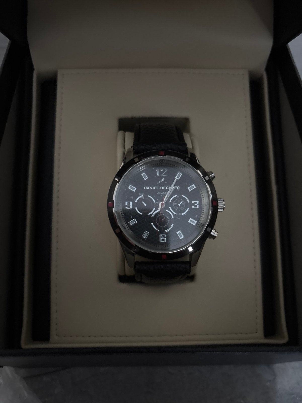 WMC Quartzhorloge - Stijlvol en Tijdloos, Sieraden, Tassen en Uiterlijk, Horloges | Heren, Overige merken, Leer, Staal, Polshorloge
