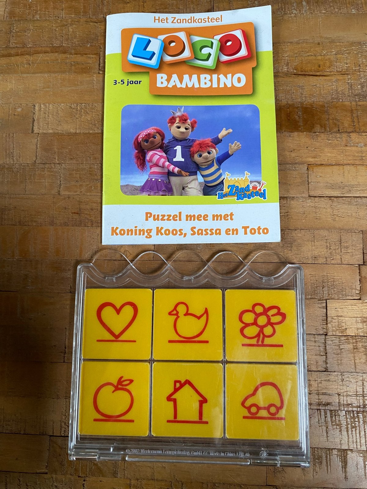 Bambino Loco: Het Zandkasteel Puzzelspel (3-5 jaar), Ophalen of Verzenden, Zo goed als nieuw, Puzzelen