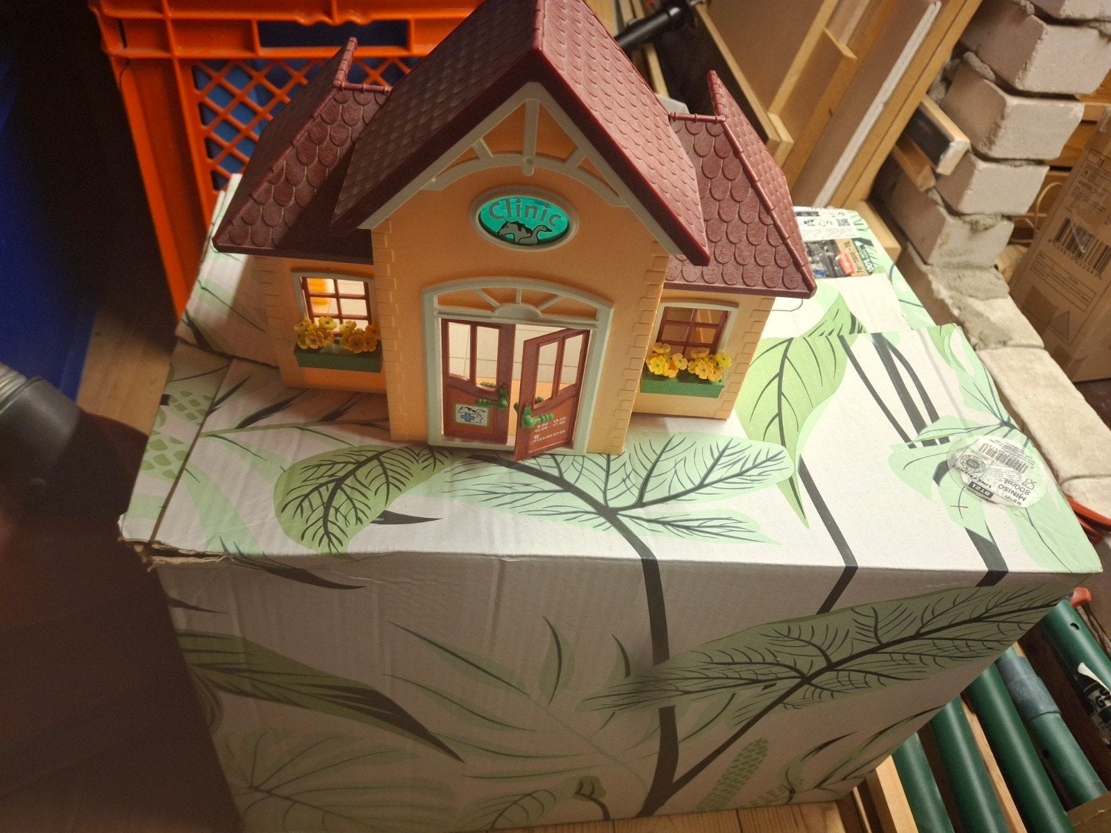 verhuis doos vol met playmobil, Ophalen, Gebouw, Complete set, Zo goed als nieuw