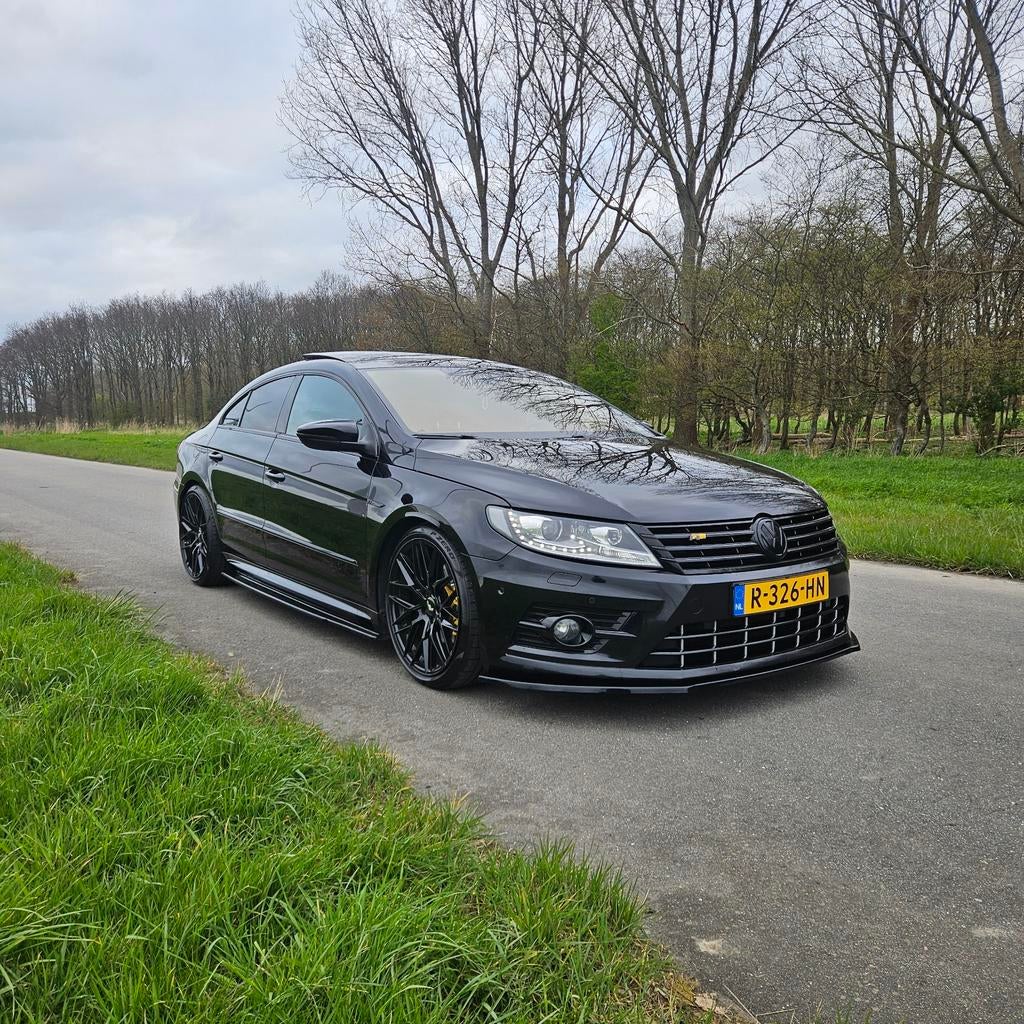 Volkswagen Passat CC TDI 184pk DSG 2015 BOM VOL Nieuwe motor, Auto's, Volkswagen, 4 cilinders, 4 stoelen, 1507 kg, Zwart