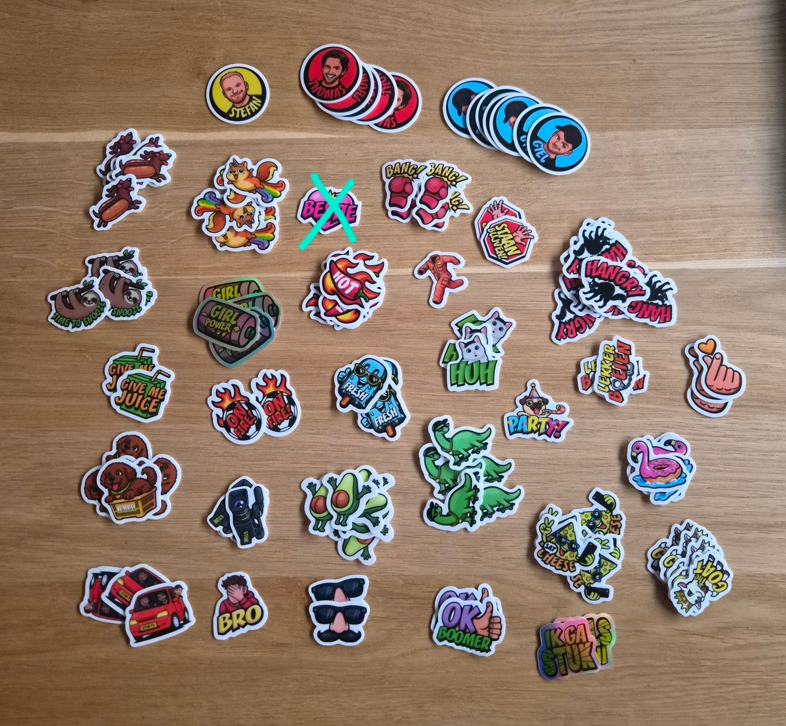 Stuk TV stickers spaaractie Jumbo, Hobby en Vrije tijd, Ophalen of Verzenden, Nieuw, Meerdere stickers