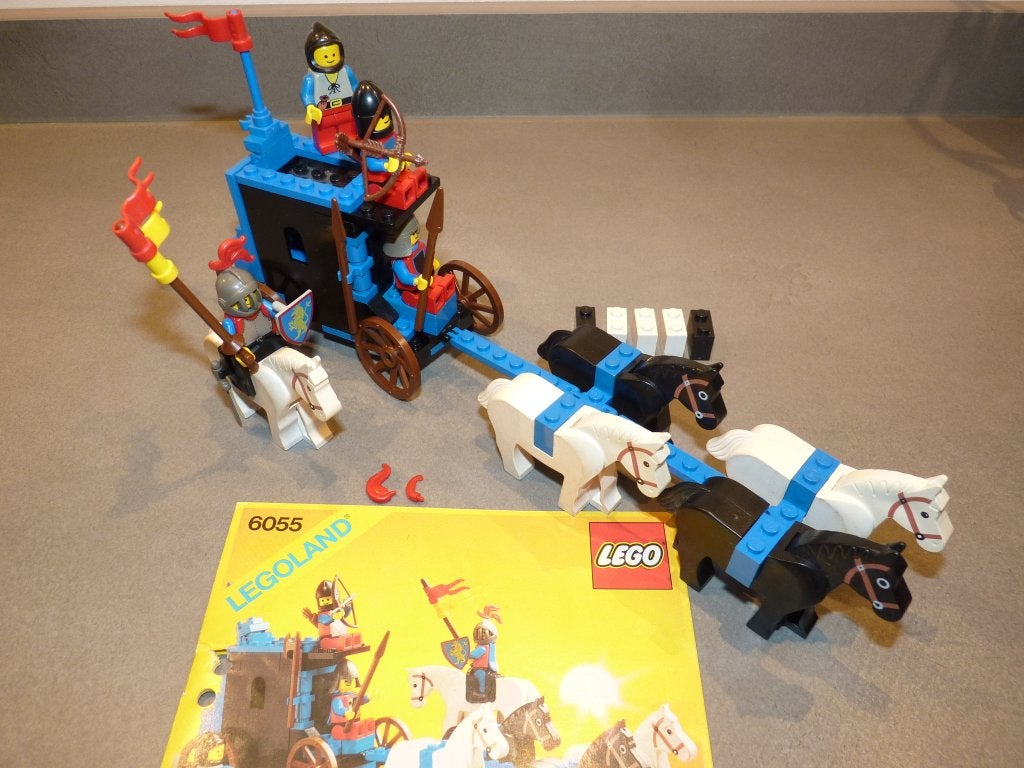 Lego Castle 6055 Prisoner Convoy, Compleet, Gebruikt, Lego, Ophalen of Verzenden