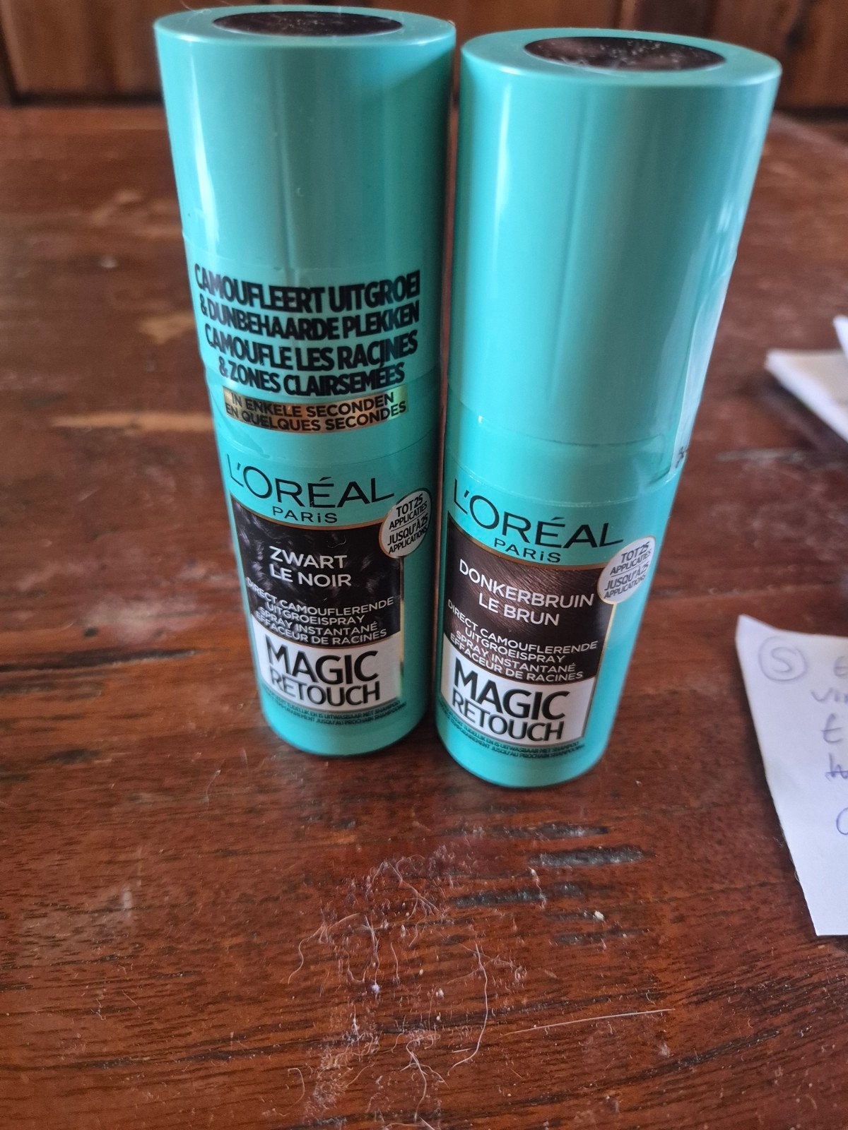 L'Oréal Magic Retouch Uitgroeispray - Zwart & Donkerbruin, Ophalen of Verzenden