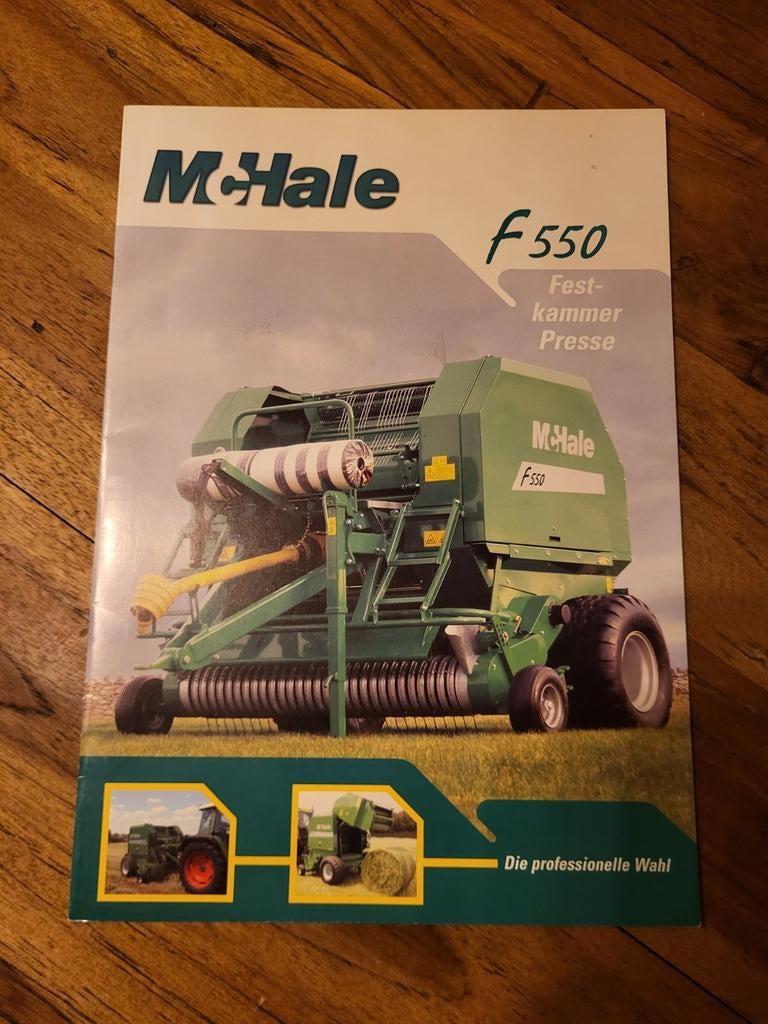 tractor folder McHale F 550, Ophalen of Verzenden, Zo goed als nieuw