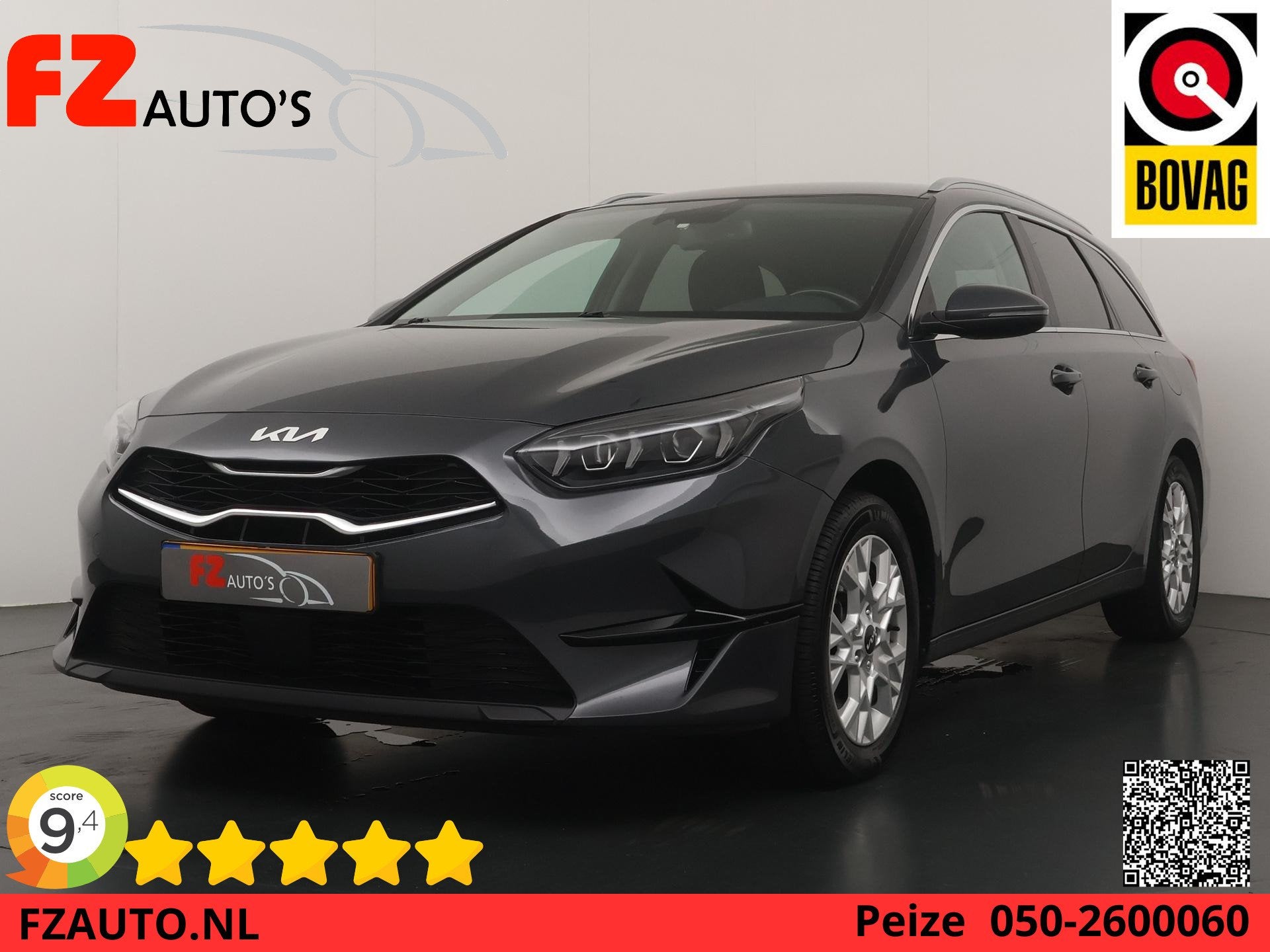 Kia Ceed Sportswagon 1.0 T-GDi DynamicPlusLine - Navigatie -, Voorwielaandrijving, Gebruikt, Euro 6, Leder en Stof