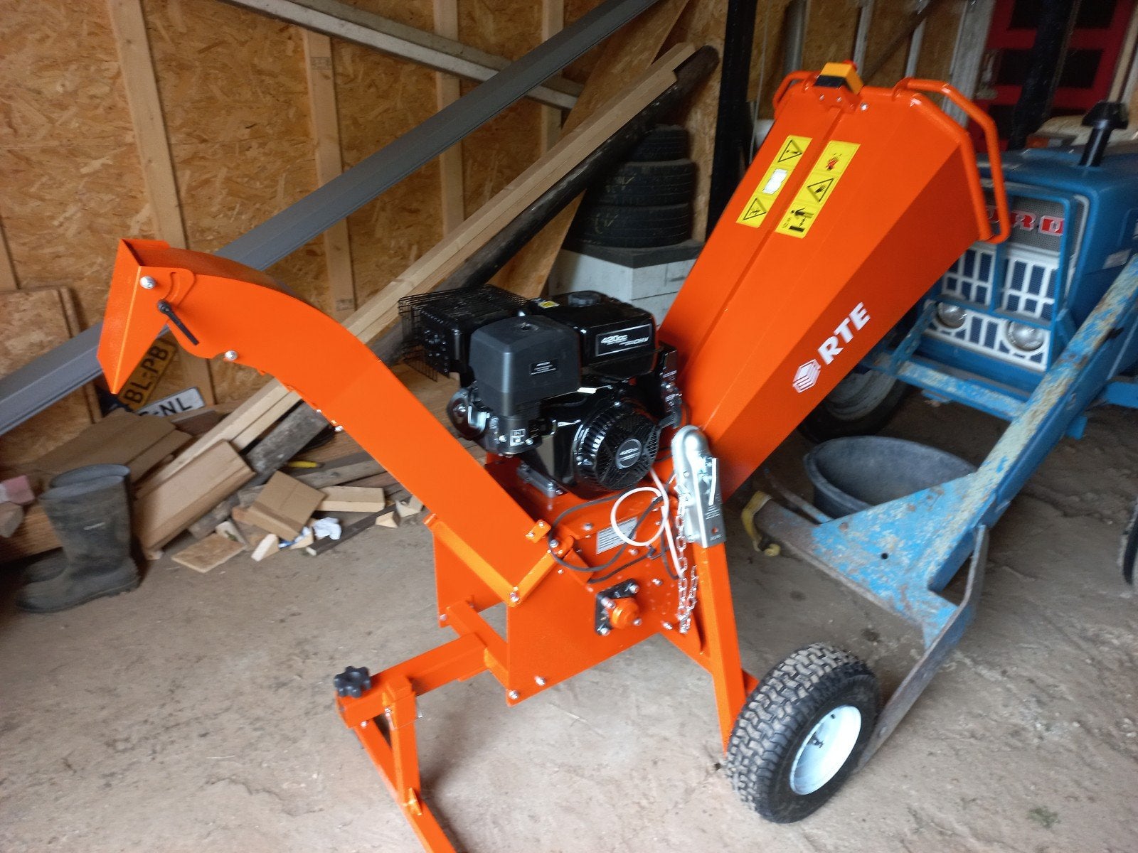 Houthakselaar tot 100mm takken, Tuin en Terras, Hakselaars, Ophalen, Nieuw
