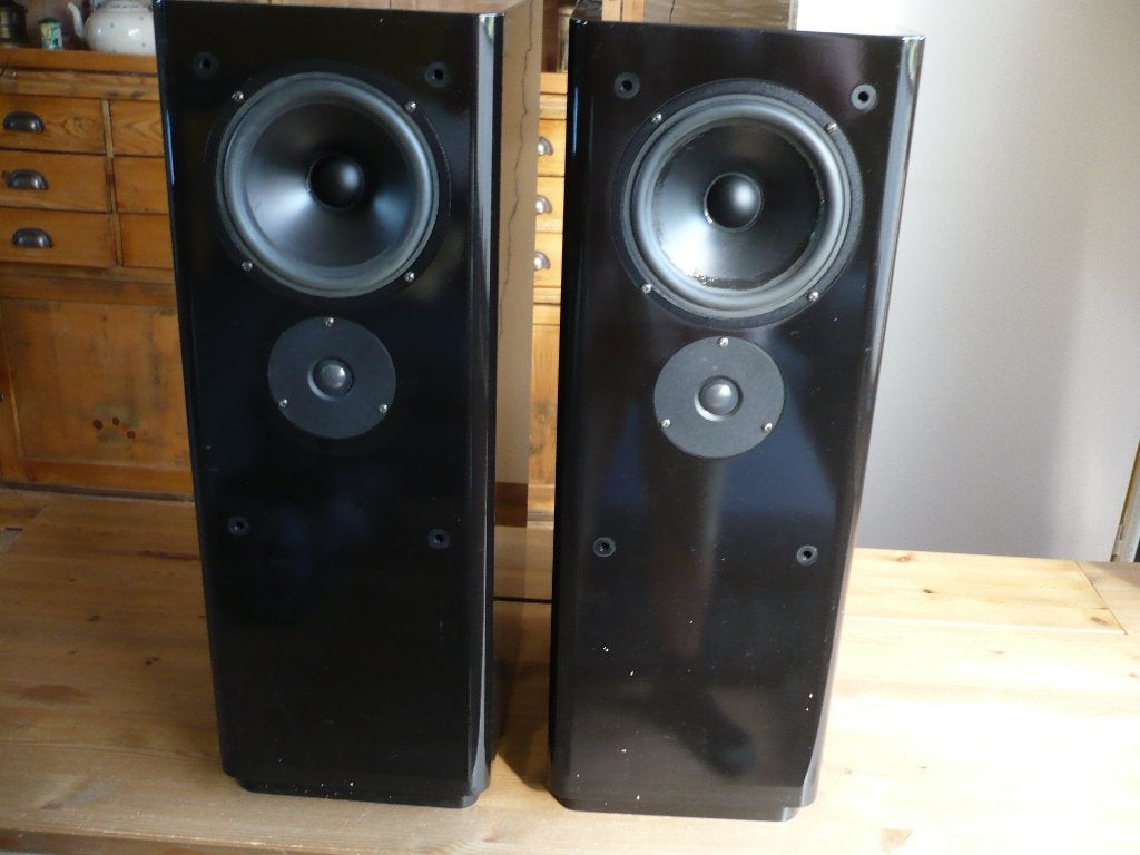 Link speakerboxen S22 zwart, Audio, Tv en Foto, Vloerstaande luidspreker, Gebruikt, 60 tot 120 watt, Ophalen