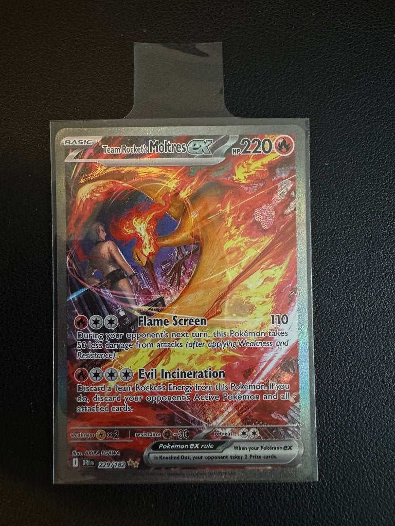 Moltres EX SIR (DRI), Ophalen of Verzenden, Zo goed als nieuw, Losse kaart, Foil