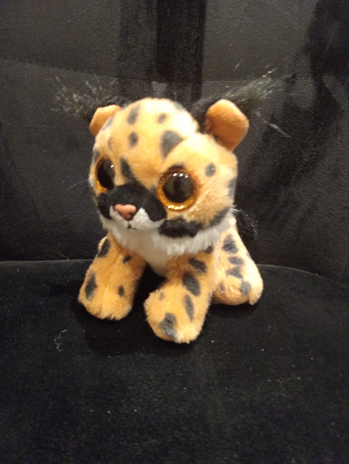 Schattige Ty Beanie Boo luipaard knuffel, Oranje, Overige karakters, Overige typen, Ophalen of Verzenden