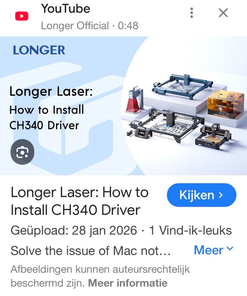 Laser graveer machine / CH340., Hobby en Vrije tijd, Ophalen of Verzenden, Nieuw