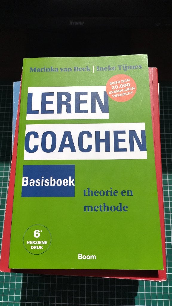 Leren Coachen Basisboek - Theorie en Methode, Zo goed als nieuw, Gamma, HBO, Ophalen of Verzenden