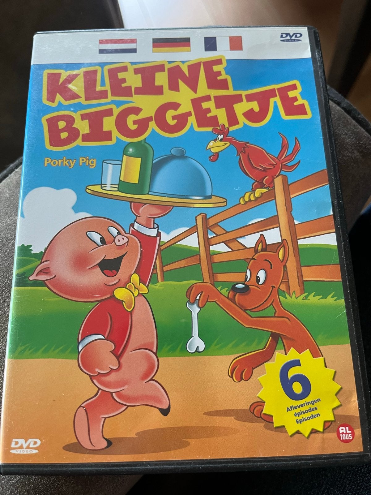 Kleine Biggetje (Porky Pig) DVD - 6 Afleveringen, Gebruikt, Animatie, Alle leeftijden, Tv-serie