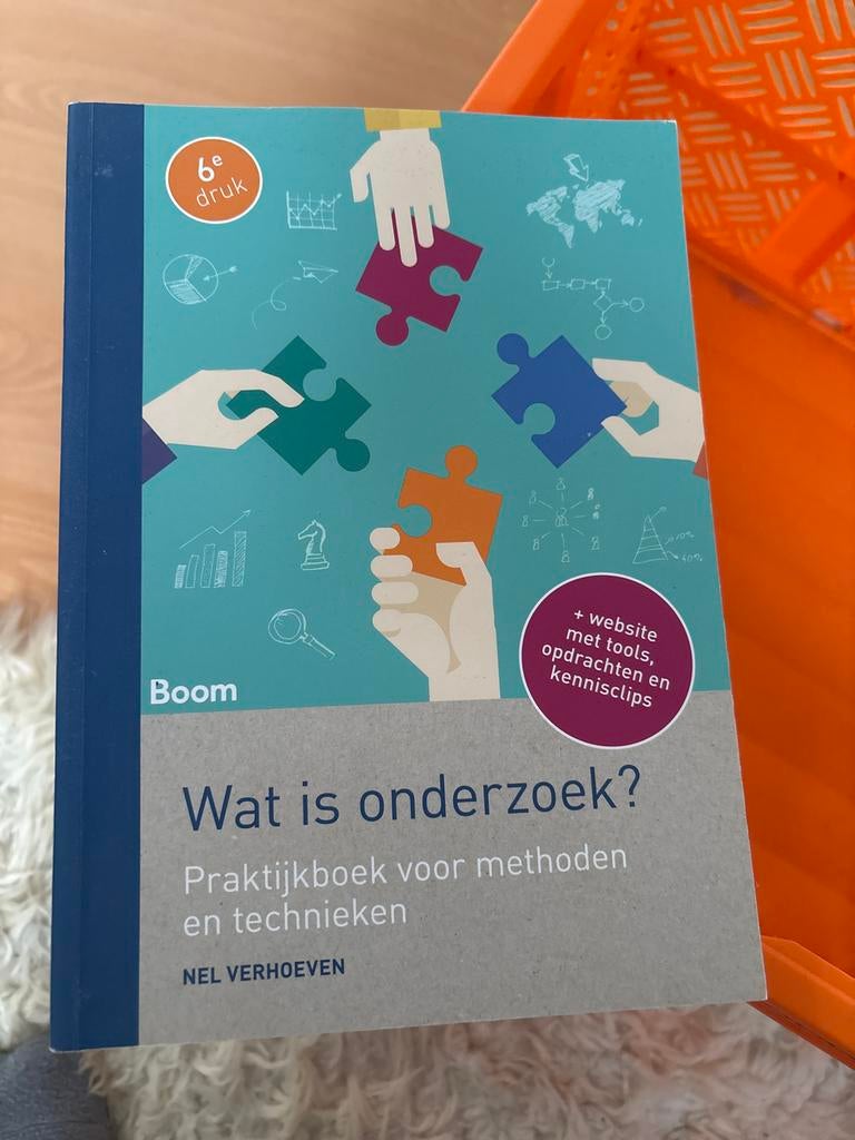 Wat is onderzoek? Praktijkboek methoden en technieken, Boeken, Ophalen of Verzenden, Gamma, Gelezen, HBO
