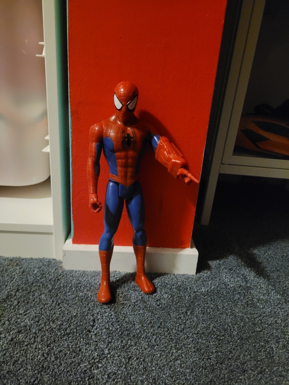 Spiderman actiefiguur - Flexibele Spiderman pop, Ophalen of Verzenden, Gebruikt