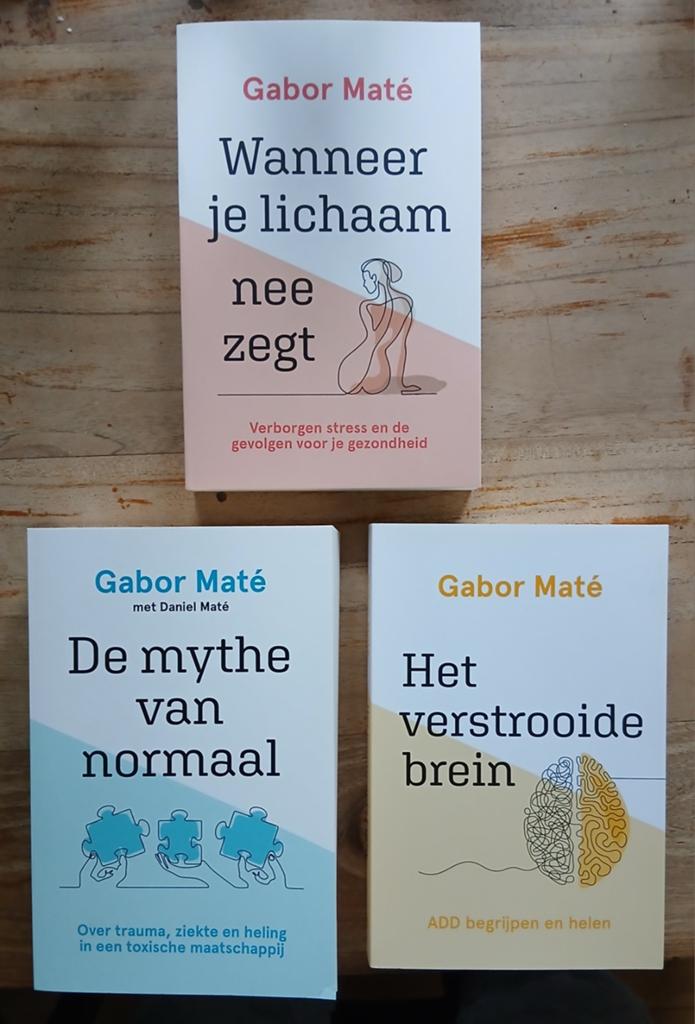 3 boeken van Gabor Maté, Boeken, Ophalen of Verzenden, Zo goed als nieuw