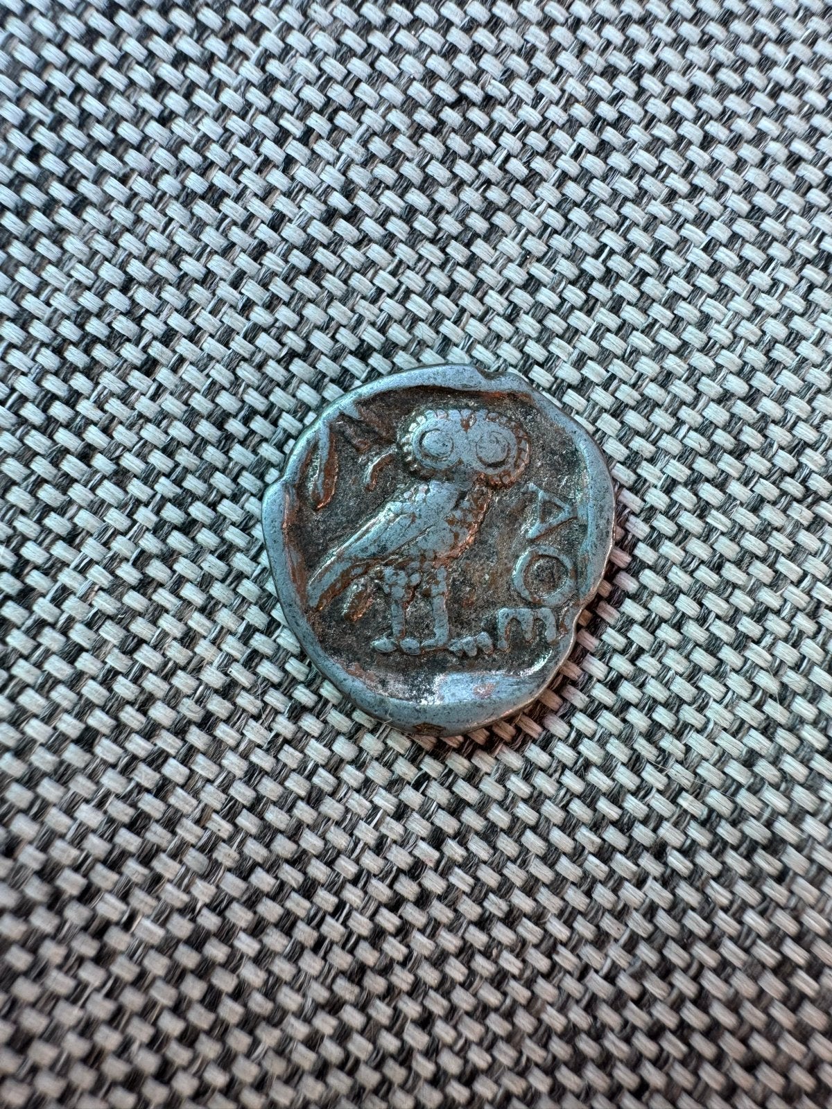 Replica Atheense Tetradrachme Uil 5e eeuw v.Chr., Ophalen of Verzenden, Losse munt, Zilver